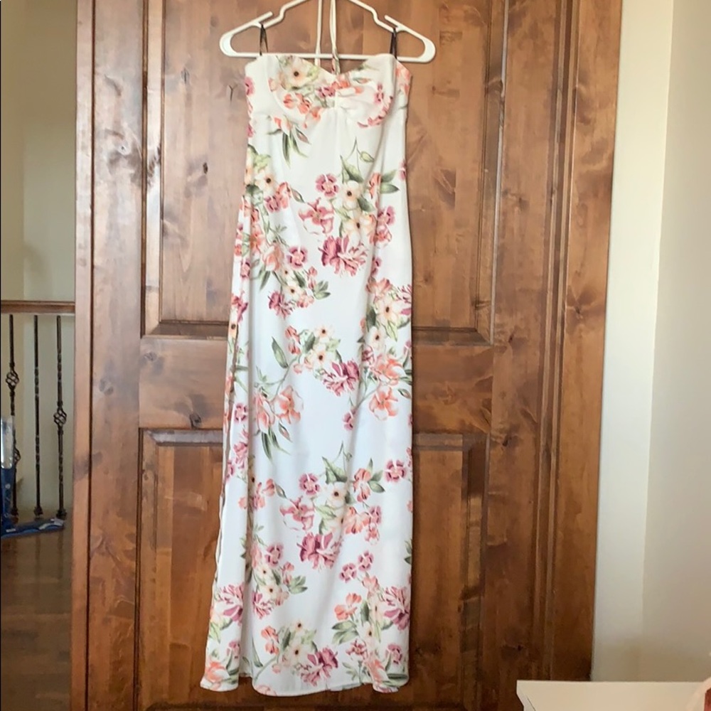 Forever 21 halter top maxi dress